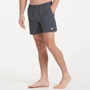 Vuori Cape Short Dark Heather Gray Size Medium